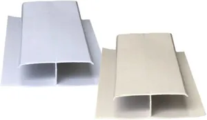 Emenda Forro PVC H Plasflex 7mm Branco Gelo 6m