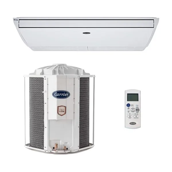 Ar Condicionado Split Piso Teto Carrier Convencional 36000 BTUS Frio 220V Branco 42ZQB36C6 Ar Condicionado Split Teto Fixo Carrier 36.000 Btus Frio 220v