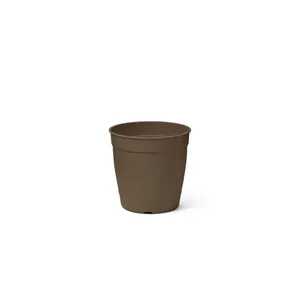 Vaso Aquarela Cilíndrico Nutriplan Marrom Avelã 1,5cm