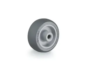 Roda R 210 BP Borracha e Polipropileno Capacidade 45kg - Rod-Car