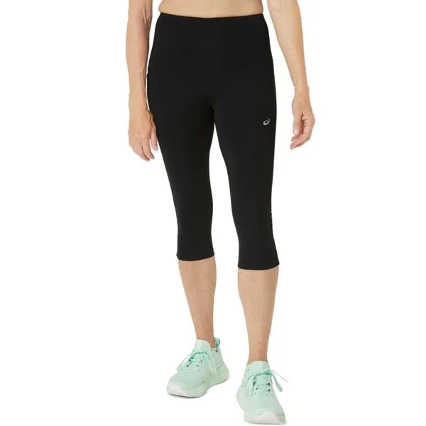 Calça ASICS Legging Road Capri Cintura Alta - Feminino - Preto - tam: P