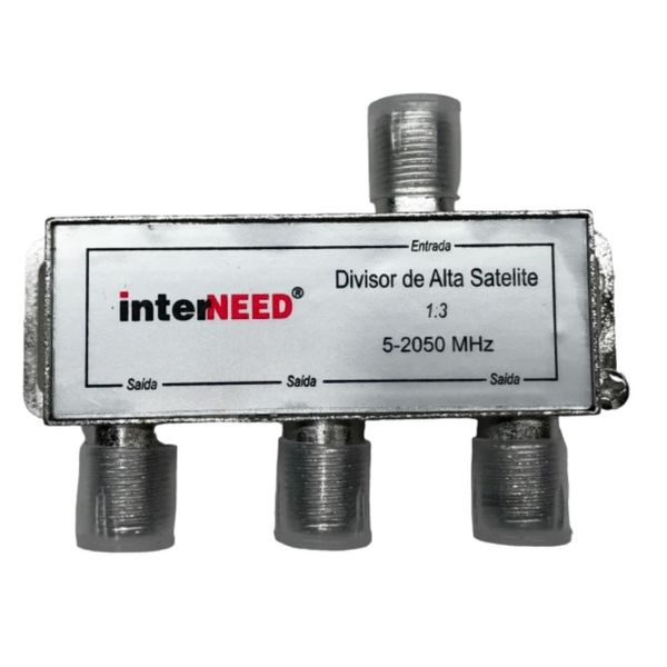 Divisor de Alta Frequência 1:3 900A 2050MHZ Interneed Divisor de Alta Frequência 1:3 900A 2050MHZ 01 Peça