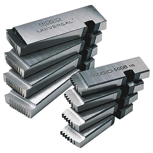 Jogo de cossinetes aço carbono 1/2"- 3/4" x 14 fios por polegada - RIDGID