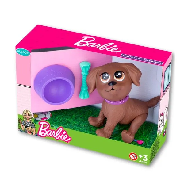 Cachorro Marrom Com Acessórios Ref.1906 Pupee