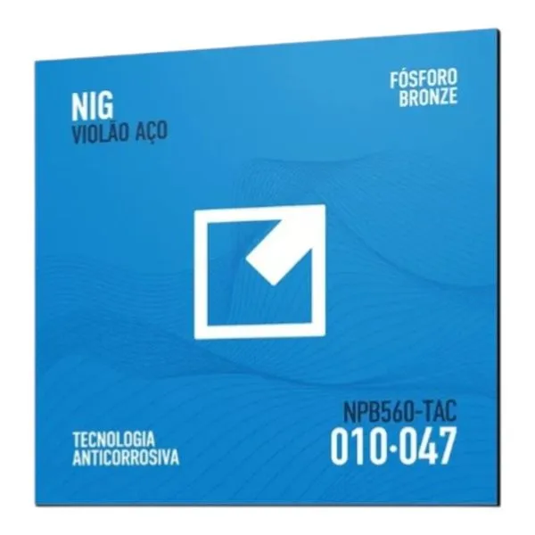 Encordoamento NIG Rouxinol Para Violão Fósforo Bronze 010-047 (MP)