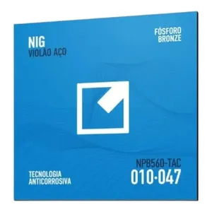 Encordoamento NIG Rouxinol Para Violão Fósforo Bronze 010-047 (MP)