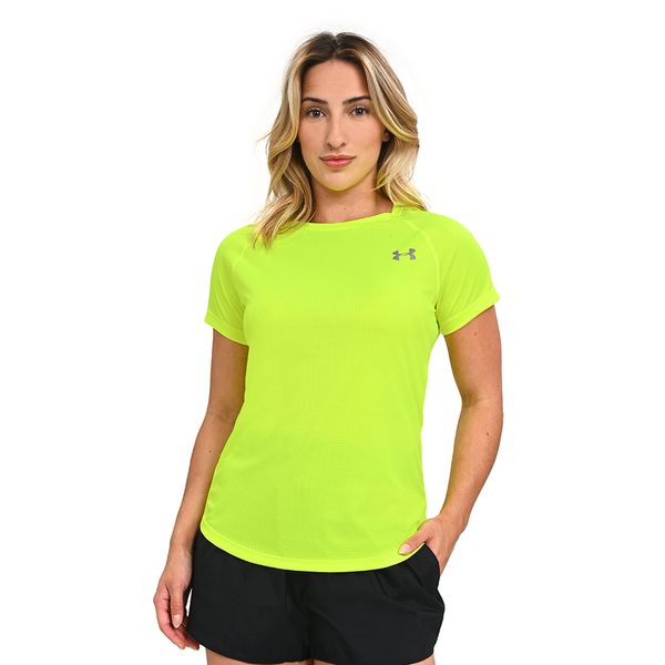 Camiseta de Corrida Feminina Under Armour Speed Stride PP Verde