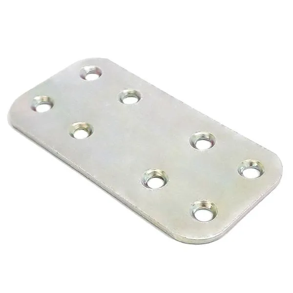 Placa Reta de Junção 2787 Conjunto com 2 Peças em Aço Galvanizado 30x60x2mm para Reforço Ceccarelli Placa Reta de Junção 2787 Kit 2 Peças em Aço Galvanizado 30x60x2mm para Montagem Ceccarelli