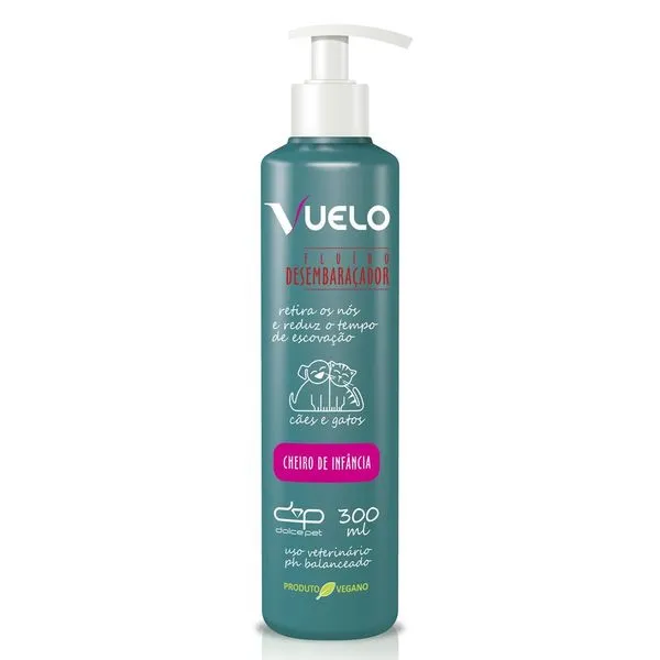 Fluido Desembaraçador Para Cães E Gatos Vuelo Cheiro De Infância 300ml (MP)