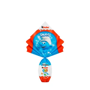 Ovo de Páscoa Smurfs Chocolate ao Leite Kinder -100g