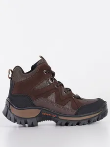 Bota Coturno Infantil Para Menino - Marrom 32