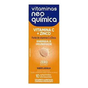 Vitamina Neo Química Vit C + Zinco 10 comprimidos Efervescentes