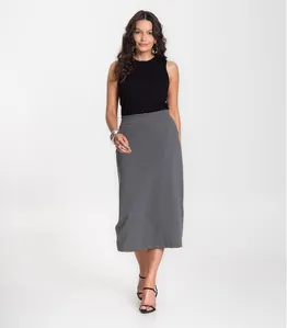 Saia Feminina Select Cinza P