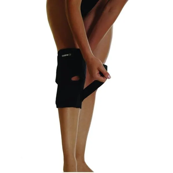 Joelheira Dilepé Em Neoprene Articulada Com Cintas Cruzadas G
