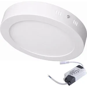 Painel Led 17 Sobrepor Redondo 12w 6500k 100-240v Taschibra