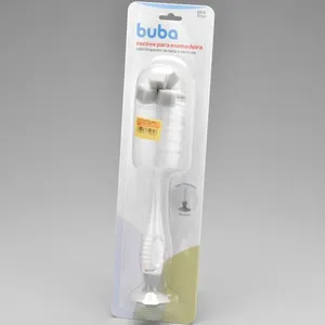 Escova para Mamadeira e Bico com Ventosa Cinza - 14980 Cinza - 14980
