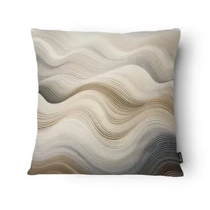 Capa Almofada Floresta Viva IA2430 Microfibra Ondas 43x43cm IA2430 - Tuti Gottô