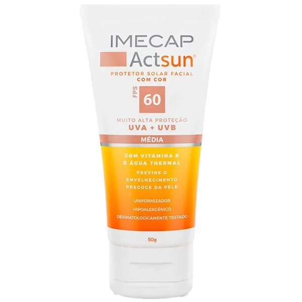 Imecap Actsun FPS 60 50g Cor Media