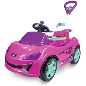 Veículo Infantil Mc Laram 2 em 1 Passeio e Pedal Conversível com Cinto de Segurança Rosa Maral Veículo Infantil Mc Laram 2 em 1 Passeio e Pedal Conversível Rosa Maral