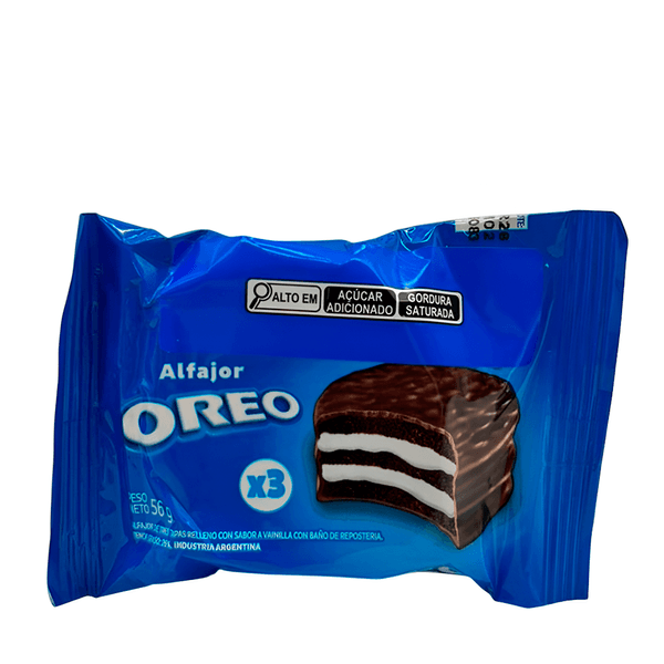 Alfajor Triplo Recheado Baunilha Oreo – 56g