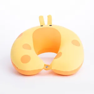 Almofada Pescoço Clássica Duo Girafa Jubiléia Amarelo