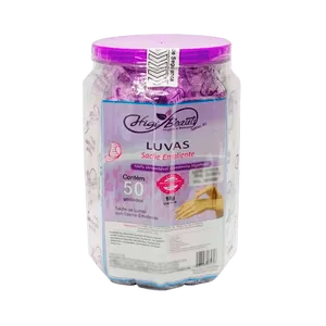 Saches Luvas Emolientes Higibeauty Pote com 50 Unidades