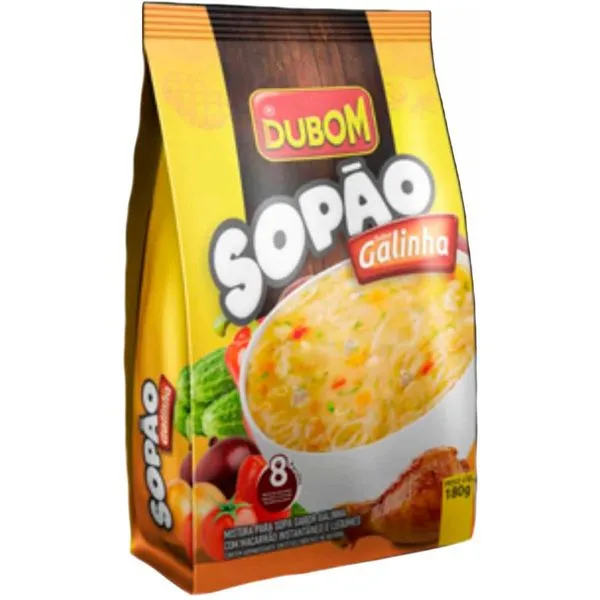Sopão Dubom Galinha Caipira Com Legumes 180g
