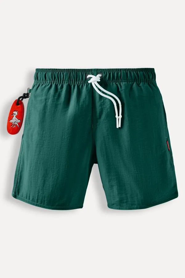 Short Praia Mini Liso Tp Verde Musgo - 10