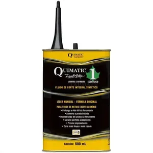 Fluido De Corte Ecológico Quimatic 1 Eco 500ml - Ay1 - Tapmatic Fluido Tap N.1 1-2lt Biodegr.tapmatic Ay1