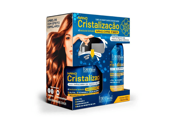 Kit Nano Cristalização Forever Liss SH+M - Forever Liss