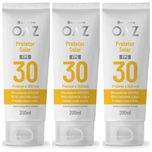 Kit com 3 Unidades de Oaz Protetor Solar 30 FPS 200ml