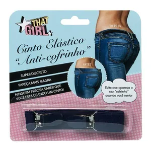Cinto Elástico Anti Cofrinho That Girl Ajuste Discreto para Calças Cinto Elástico Anti Cofrinho That Girl