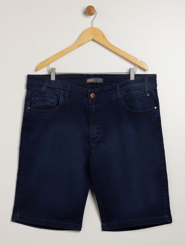 Bermuda Jeans Bivik Plus Size Masculina AZUL 52