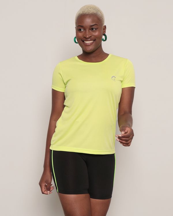 Blusa Feminina Fitness Fitter Lisa Neon Verde G