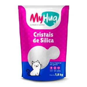 Areia Sílica MyHug Regular para Gatos 1,8 kg