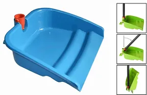 Pá de Lixo Plástica Articulada de Cabo Longo Melaré