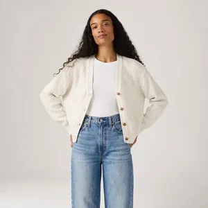 Cardigã Levi's® Snowflack Branco - XS USA | PP BR