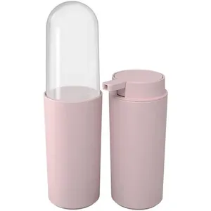 Kit 2 peças Banho Brinox Serene com Tampa Rosa 99407/7537
