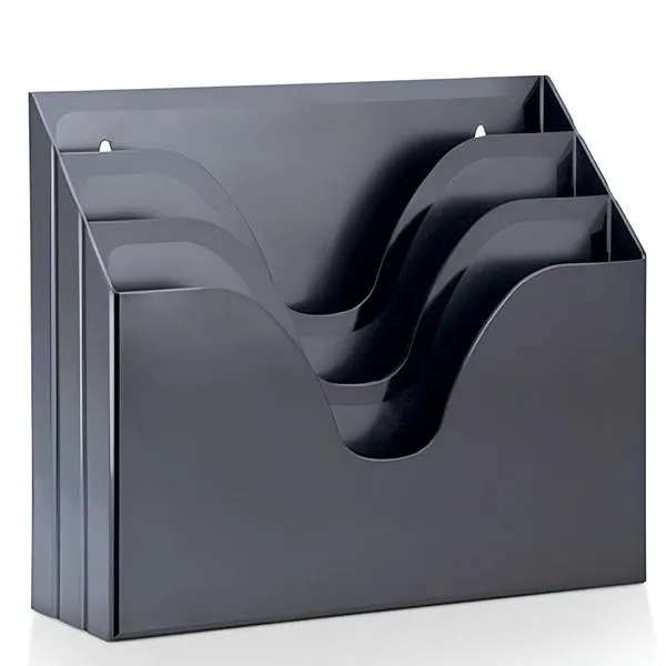 Organizador Triplo Waleu Office Preto 10170013 (MP)