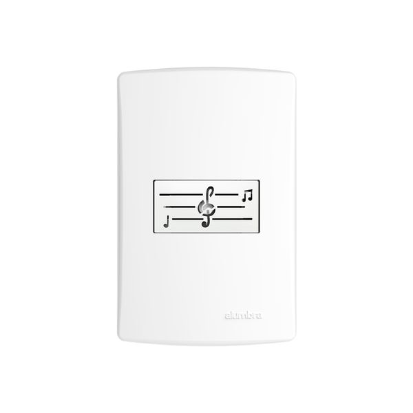 Campainha Dueto Bic C/Pl 4X2 Br Bianco Pro Alumbra