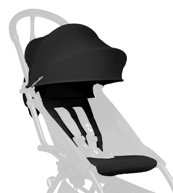 Capota e Assento Carrinho Yoyo2 Babyzen Exclusivo Site Black - W595503 W595503