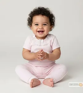 Conjunto Body Lacinhos e Renda Rosa Rosa - P