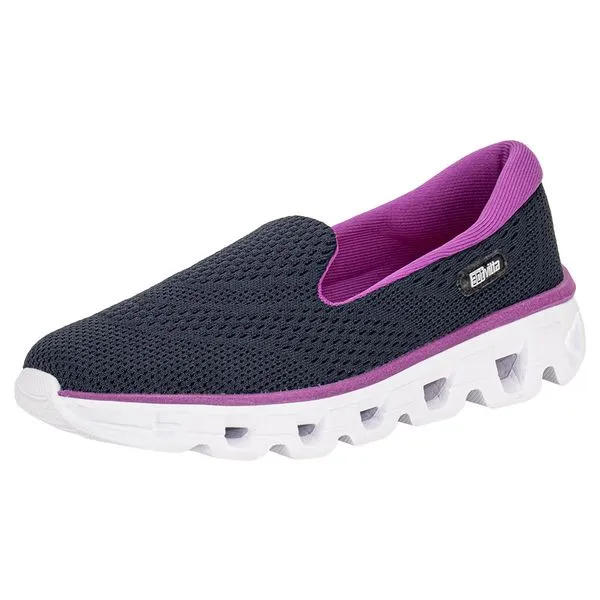 Tênis Feminino Slip On Actvitta 4851101 MARINHO/ROXO 37