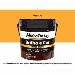 Tinta Acrílica Hidrotintas Standard Semibrilho 15L Brilho e Cor Manga (MP)