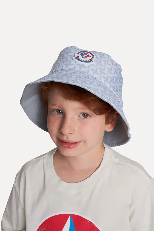 Bucket Mini Estrela Patch Emborrachado Cinza - U