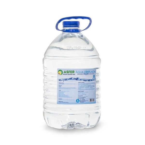 Água Destilada Asfer 5L