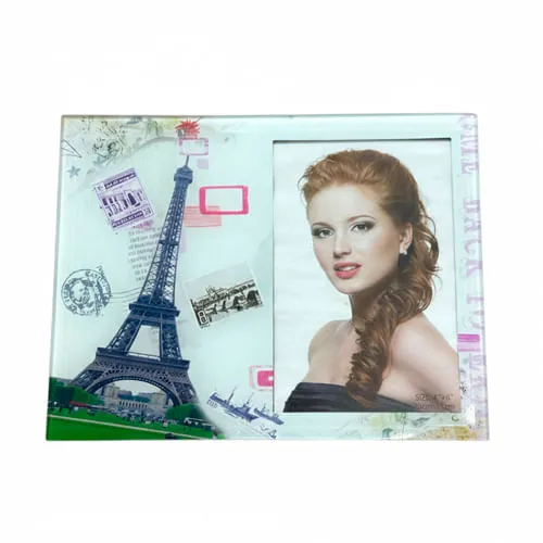 Porta Retrato De Vidro TM 10x15cm Paris (MP)