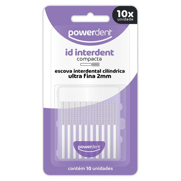 Escova Powerdent Interdent Ultra Fina 2Mm