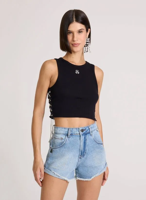 Regata Cropped Diamond John John Feminina P