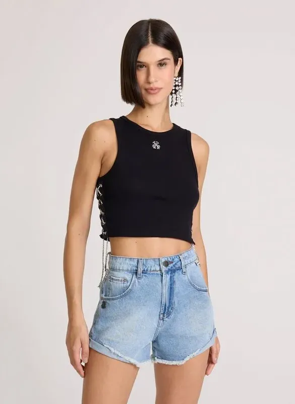 Regata Cropped Diamond John John Feminina P